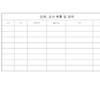 임원 감사현황 임원 감사현황